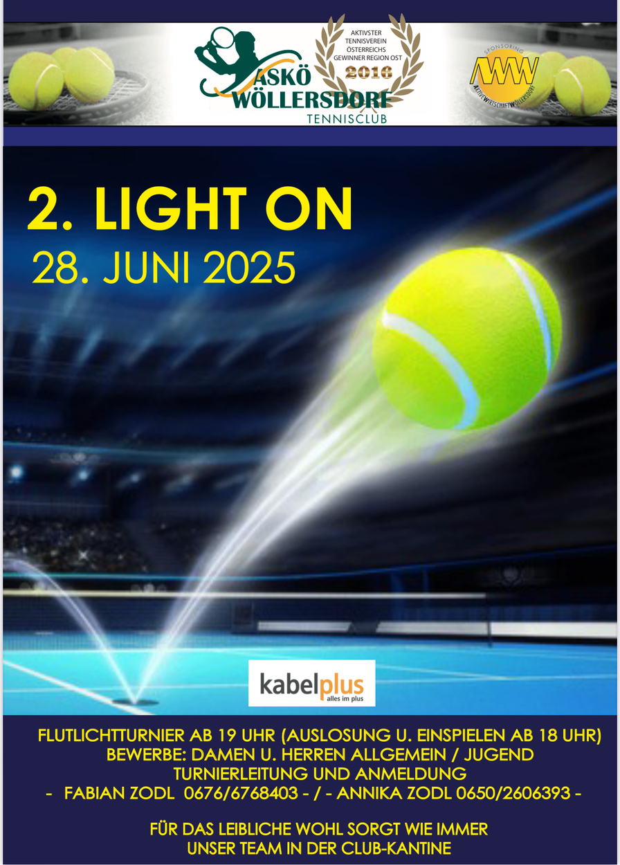 Light On Turnier 28.6.25
